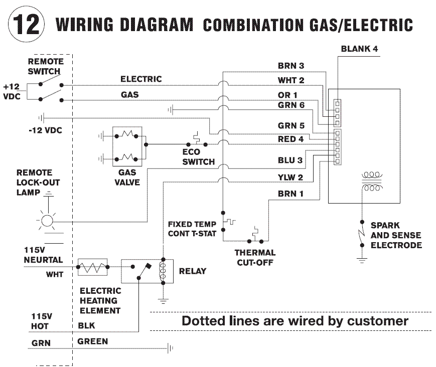No Power To Water Heater Element Irv2, Rv Hot Water Tank Wiring Diagram